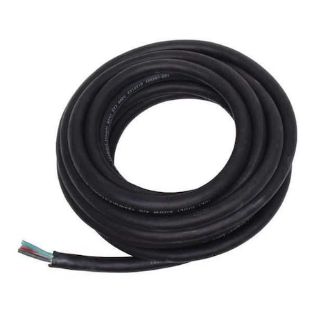 12 AWG 4 Conductor Portable Cord 600V 25 Ft. BK