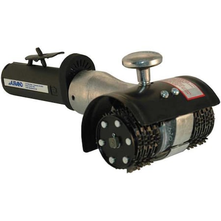 Air Powered Scarifier, 1/2 In Air Inlet, 3/4 Hp