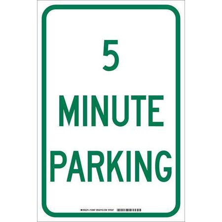 Parking Sign,18H,12W,Aluminum, 103697
