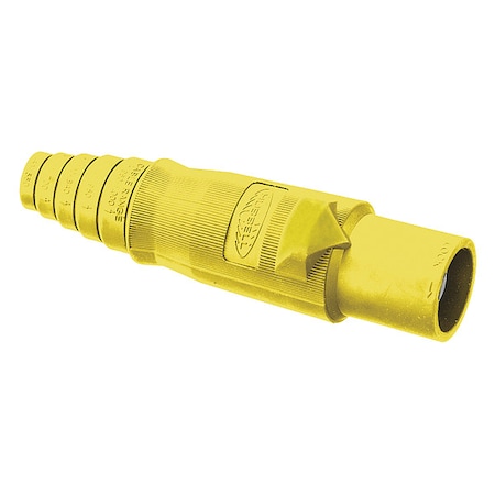 Single Pole Connector,Male,Yellow