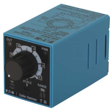 Time Delay Relay,24VAC/DC,10A,DPDT