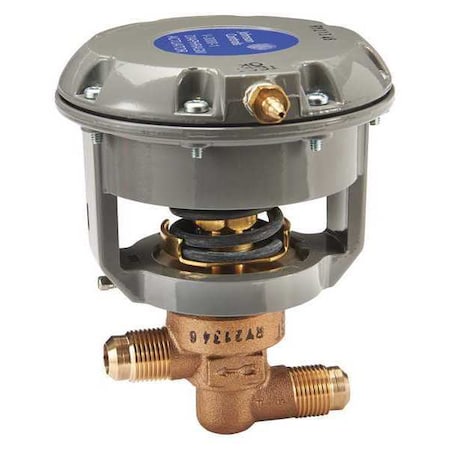 Pneumatic Flare Valve, Brass, 1/2 In.