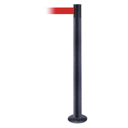 Fixed Barrier Post With Belt,Red