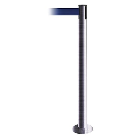 Fixed Barrier Post With Belt,Blue