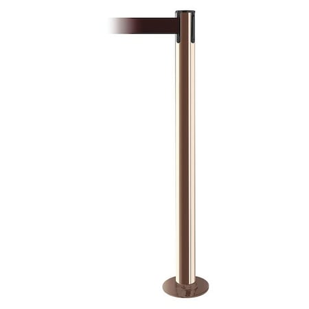 Fixed Barrier Post With Belt,Maroon