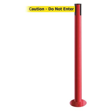 Fixed Barrier Post With Belt,7-1/2 Ft. L