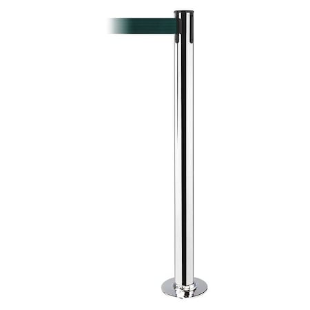 Fixed Barrier Post With Belt,Green