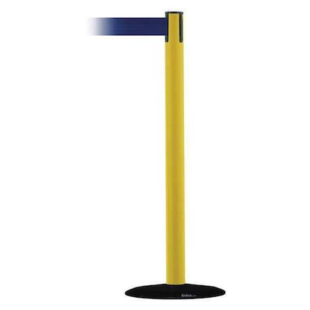 Barrier Post With Belt,7-1/2 Ft. L