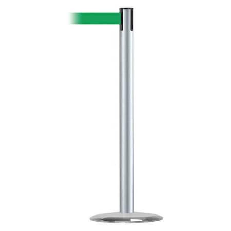 Barrier Post With Belt,Metal,7-1/2 Ft. L