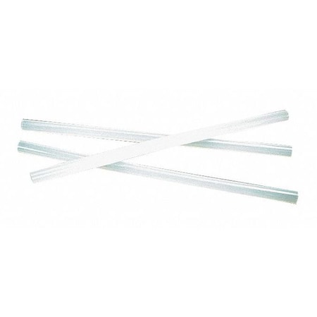 Hot Melt Adhesive, Clear, 7/16 In Diameter, 60 Sec Begins To Harden