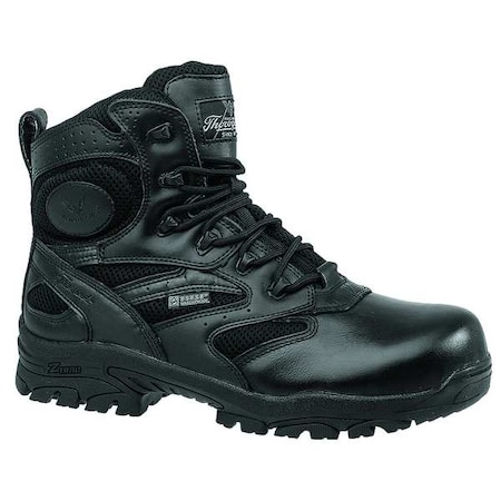 Size 7-1/2XW Men's 6 In Work Boot Composite Work Boot, Black