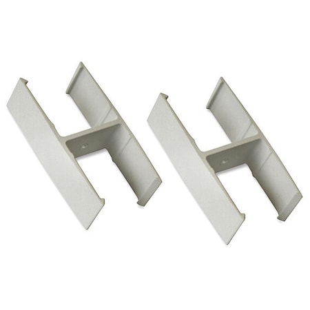 Straight Panel Connectors,Aluminum,PK2