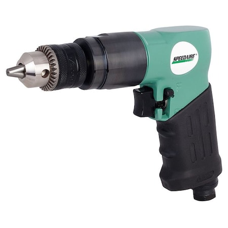 Air Drill, Keyed, 3/8 In, 1800 RPM