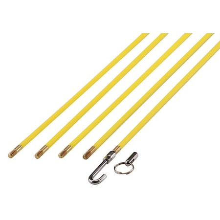 Wire Fish Stick Set,24 Ft,7 Pc