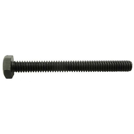 Grade 8, 5/16-24 Hex Head Cap Screw, Black Oxide Alloy Steel, 2 In L, 100 PK