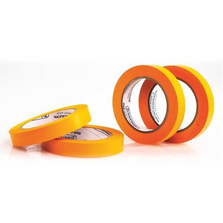 Label Tape,Orange,3/4 In.,PK4