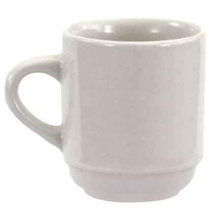 Bright White Alpine White Narrow Rim Cup 3-1/2 Oz., Pk36