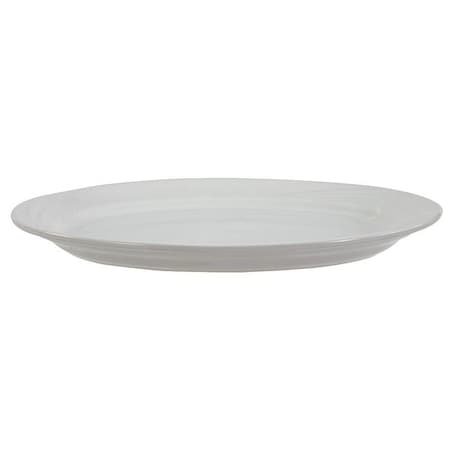 Platter,9-3/4x6-3/4 In,Bone Wht,PK24