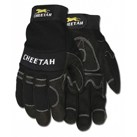 Mechanics Gloves, M, Black
