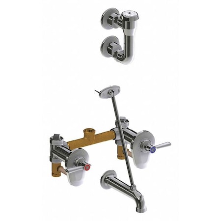 Manual 8 Mount, Concealed Hot And Cold Water Sink, Chrome Plated