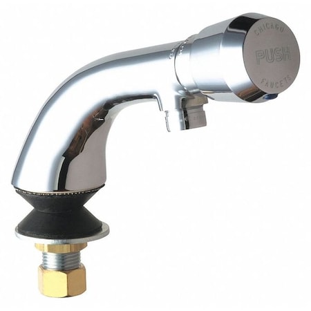 Metering Single Hole Mount, 1 Hole Single Faucet Metering, Chrome Plated