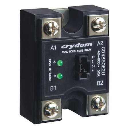 Dual Solid State Relay,4 To 32VDC,25A