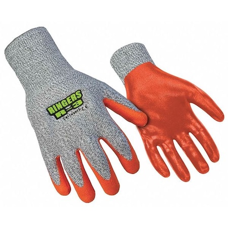 Cut Resist Glove,Nitrile Dip Coat,3XL,PR