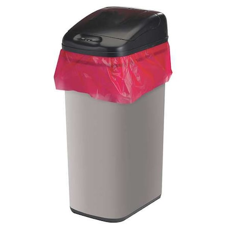 Medical Waste Container,Black,12 Gal