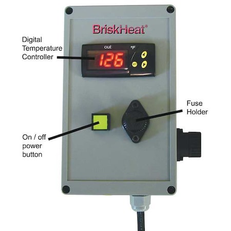 Temperature Controller, Digital On/Off, Outdoor-Use, 240V, 32 To 999°F