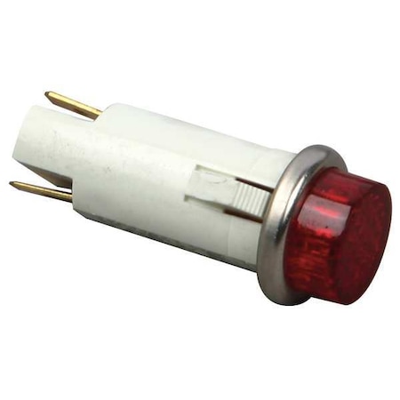 Light, Indicator 125V Red, Round