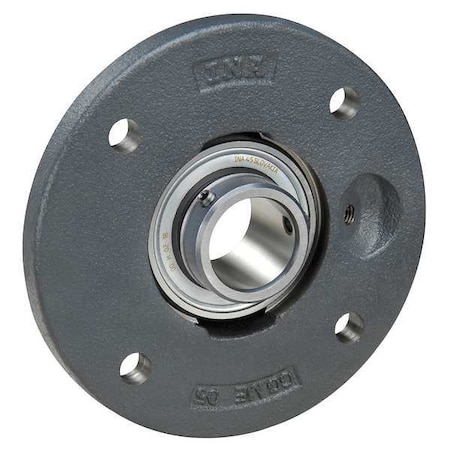 Flange Bearing,4-Bolt,Ball,30mm Bore