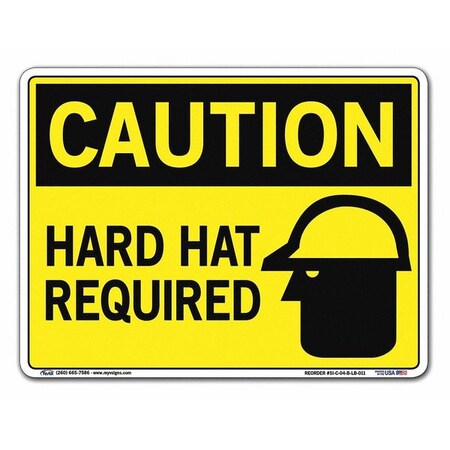 Sign,Caution,12.5x9.5,Label/Decal,.011, SI-C-04-B-LB-011
