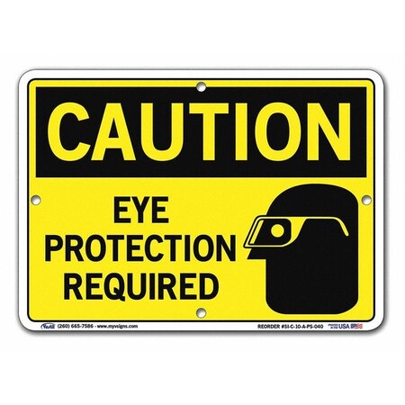 Sign,Caution,10.5x7.5,Polystyrene,.040, SI-C-10-A-PS-040