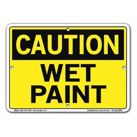 Sign,Caution,10.5x7.5,Polystyrene,.040, SI-C-22-A-PS-040