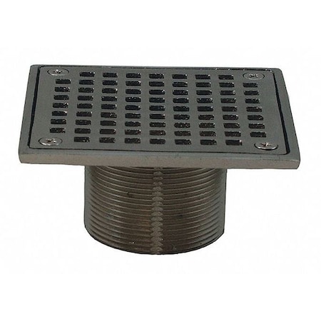 Strainer,4,2 Brass Spud,Brushed Nickel