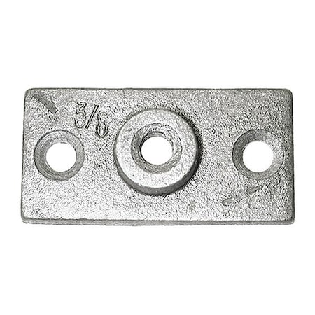 Ceiling Flange,3/8,Zinc Finish