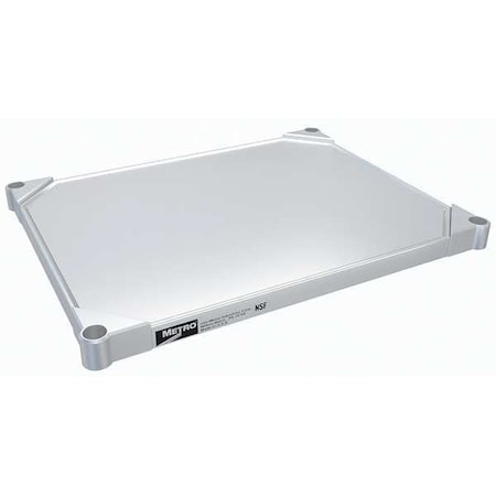 Autoclavable Solid Shelf 48W X 24D SS, 800 Lb. Capacity