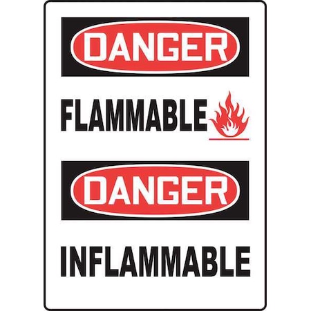 Spanish-Bilingual Danger Sign, 14 In H, 10 In W, Plastic, Rectangle, English, Spanish, SBMCHG046VP