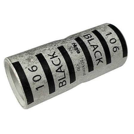 Short Barrel Splice,3.03 In. L,Black