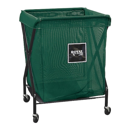 X-Frame Cart,8 Bu,Green Mesh