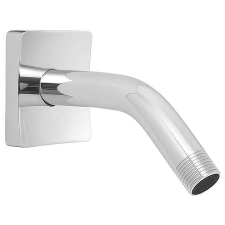 Fixed Showerarm And Flange 1/2 NPTM, Chrome