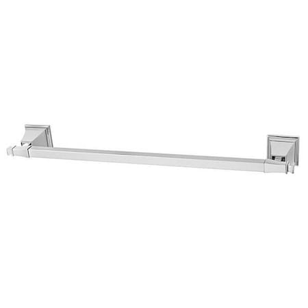 Towel Bar,Polished Chrome,Rainier,24In