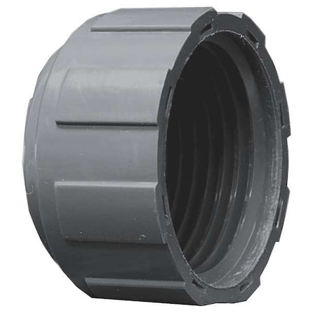 PVC Manifold Cap, MNPT, 1 In Pipe Size