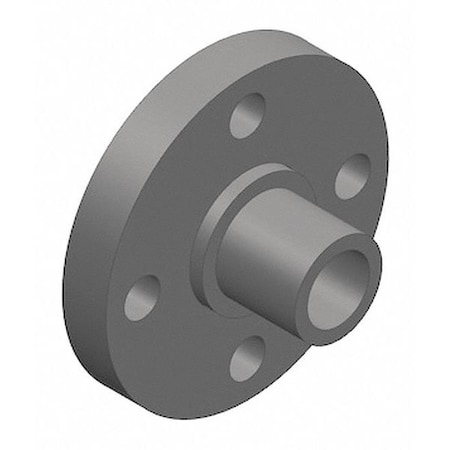 PVC Flange, Spigot, 2-1/2 In Pipe Size