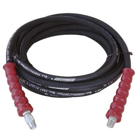 Pressure Washer Hose, 3/8, 50 Ft, 3000 Psi