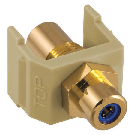 Snap Fit Connector,Blue/Ivory,RCA/RCA