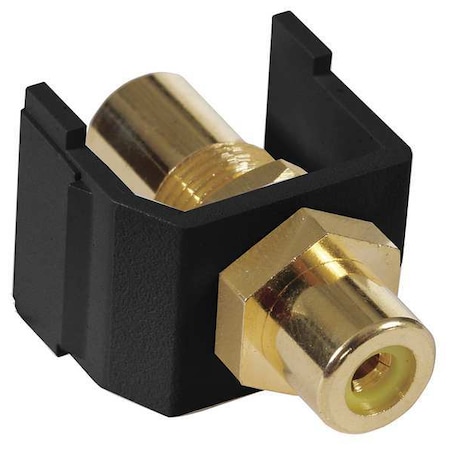 Inline Coupler,RCA,Duplex,Black