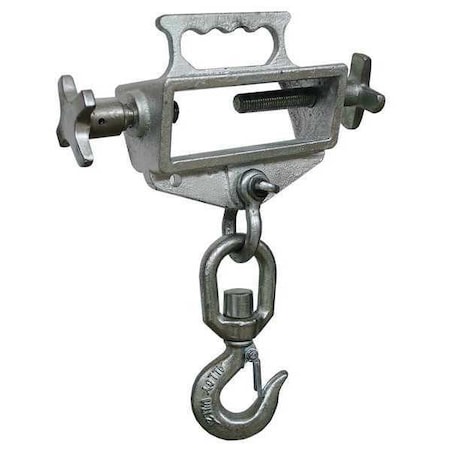 Lifting Hook,Sgl Fork,Sgl Swivel,4000Lb.