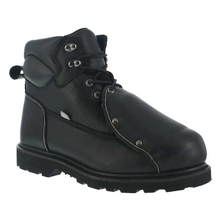 Size 13 Men's 6 In Work Boot Steel Work Boot, Black