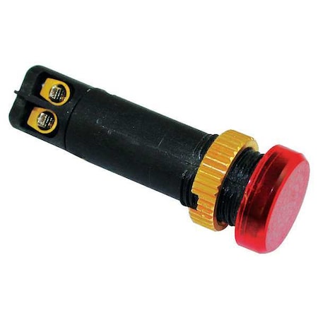 Raised Indicator Light,12mm,12V,Red